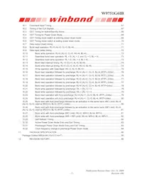 W9751G6IB-25 Datasheet Page 3