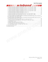 W9751G6KB25I TR Datasheet Page 3