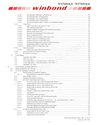 W978H6KBQX2I Datasheet Page 3