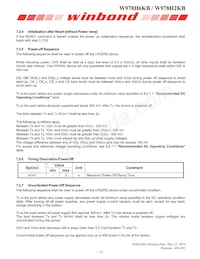 W978H6KBQX2I Datasheet Page 18