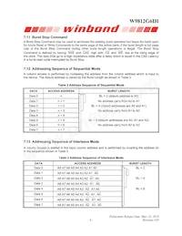 W9812G6IH-6數據表 頁面 9