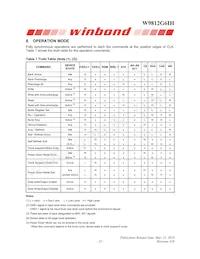 W9812G6IH-6 Datasheet Page 12