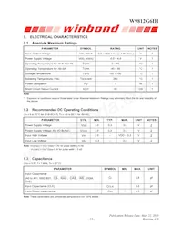W9812G6IH-6 Datasheet Page 13