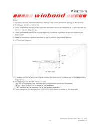 W9812G6IH-6 Datasheet Page 16