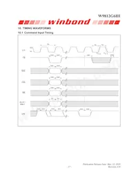 W9812G6IH-6 Datasheet Page 17