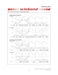 W9812G6IH-6 Datasheet Page 19