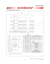 W9812G6IH-6 Datasheet Page 20