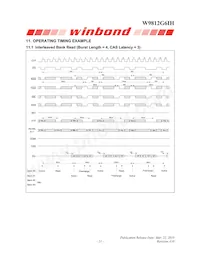 W9812G6IH-6 Datasheet Page 21