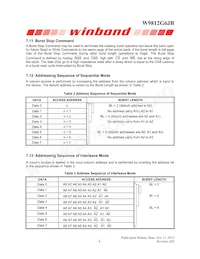 W9812G6JB-6I Datasheet Pagina 9