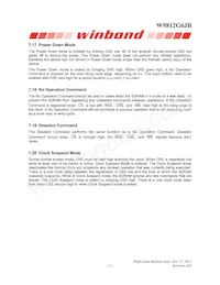 W9812G6JB-6I Datasheet Page 11