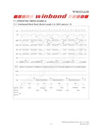 W9812G6JB-6I Datasheet Page 21