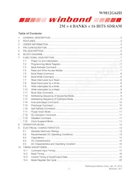 W9812G6JH-5 Datasheet Cover