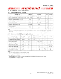 W9812G6JH-5 Datasheet Page 13