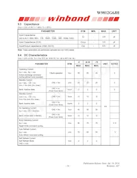 W9812G6JH-5 Datasheet Page 14