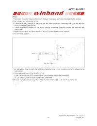 W9812G6JH-5 Datasheet Page 16