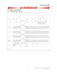 W9812G6JH-5 Datasheet Page 17