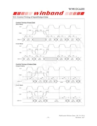 W9812G6JH-5 Datasheet Page 19