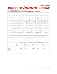 W9812G6JH-5 Datasheet Page 21