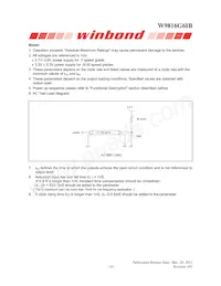 W9816G6IB-6 Datenblatt Seite 16