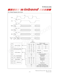 W9816G6IB-6 Datenblatt Seite 20