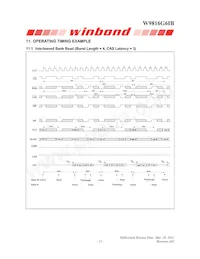 W9816G6IB-6 Datenblatt Seite 21