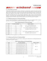 W9816G6IH-6I Datasheet Page 9