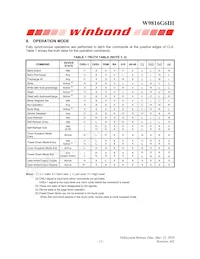 W9816G6IH-6I Datasheet Page 12