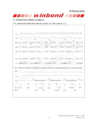 W9816G6IH-6I Datasheet Page 21
