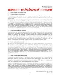 W9825G6EH-6 Datasheet Page 7