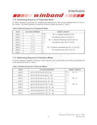 W9825G6EH-6 Datasheet Page 9