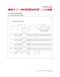 W9825G6EH-6 Datasheet Pagina 17