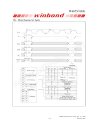 W9825G6EH-6 Datasheet Page 20