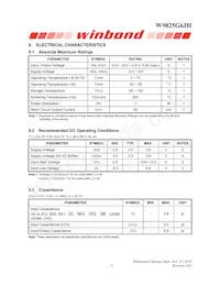 W9825G6JH-6I TR Datasheet Page 13