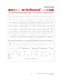 W9825G6JH-6I TR Datasheet Page 22