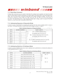 W9864G6IH-6 Datasheet Page 9
