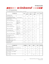 W9864G6IH-6 Datasheet Pagina 14