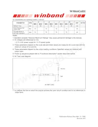 W9864G6IH-6 Datasheet Pagina 16