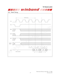 W9864G6IH-6 Datasheet Page 19