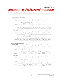 W9864G6IH-6 Datasheet Page 20