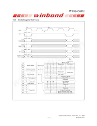 W9864G6IH-6 Datasheet Pagina 21