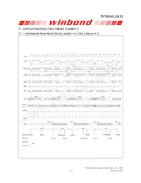 W9864G6IH-6 Datasheet Page 22