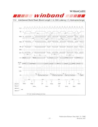 W9864G6IH-6 Datasheet Pagina 23