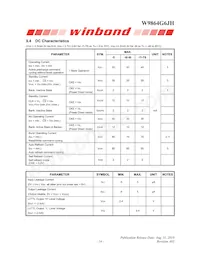 W9864G6JH-5 Datasheet Page 14