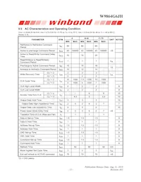 W9864G6JH-5 Datasheet Page 15