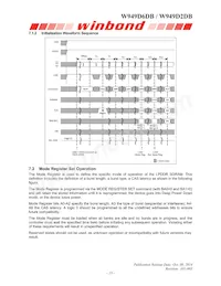 W989D2DBJX6I Datasheet Page 13