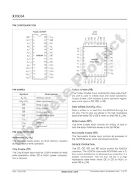 X20C04P-15 Datasheet Pagina 2