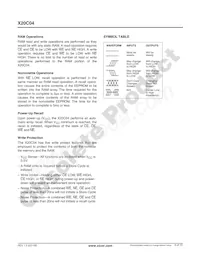 X20C04P-15 Datasheet Pagina 3