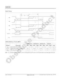 X20C04P-15 Datasheet Page 9