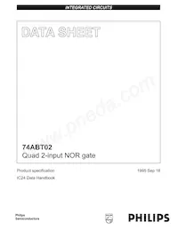 74ABT02PW Datasheet Page 2