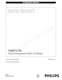 74ABT373APW Datasheet Cover